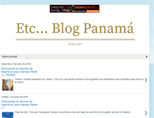 Tablet Screenshot of etcblogpanama.com